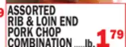 C Town RIB & LOIN END PORK CHOP COMBINATION offer