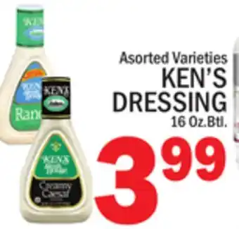 C Town KEN'S DRESSING offer