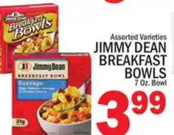 C Town JIMMY DEAN BREAKFAST BOWLS offer