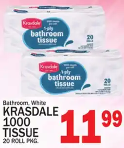 C Town KRASDALE 1000 TISSUE offer