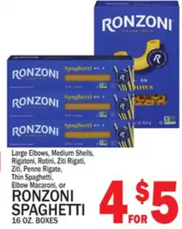 C Town RONZONI SPAGHETTI offer