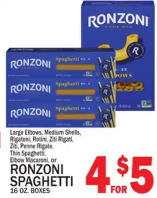 C Town RONZONI SPAGHETTI offer