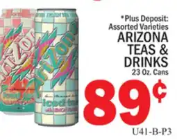 C Town ARIZONA TEAS & DRINKS offer