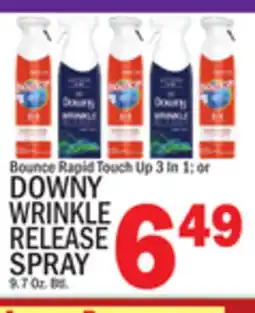 C Town DOWNY WRINKLE RELEASE SPRAY offer