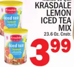 C Town KRASDALE LEMON ICED TEA MIX offer