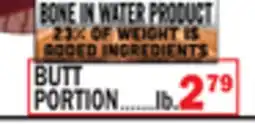 C Town BUTT PORTION offer