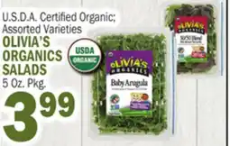 C Town OLIVIA'S ORGANICS SALADS offer