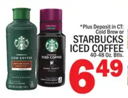 C Town STARBUCKS ICED COFFEE offer