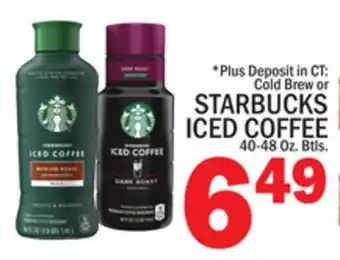 C Town STARBUCKS ICED COFFEE offer