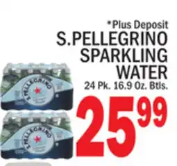 C Town S. PELLEGRINO SPARKLING WATER offer