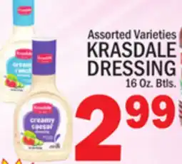 C Town KRASDALE DRESSING offer