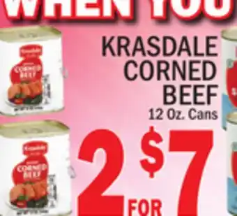 C Town KRASDALE CORNED BEEF offer