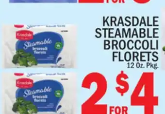 C Town KRASDALE STEAMABLE BROCCOLI FLORETS offer