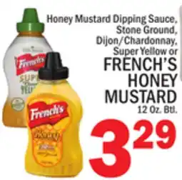 C Town FRENCH'S HONEY MUSTARD offer