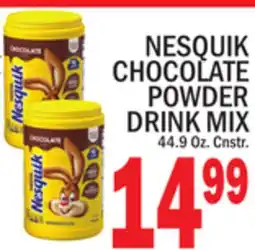 C Town NESQUIK CHOCOLATE POWDER DRINK MIX offer