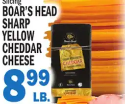 C Town BOAR'S HEAD SHARP YELLOW CHEDDAR CHEESE offer