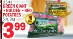 C Town GREEN GIANT GOLDEN, RED POTATOES offer