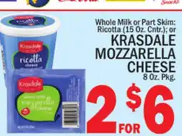 C Town KRASDALE MOZZARELLA CHEESE offer