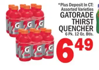C Town GATORADE THIRST QUENCHER offer