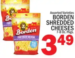 C Town BORDEN SHREDDED CHEESES offer