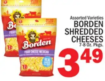 C Town BORDEN SHREDDED CHEESES offer