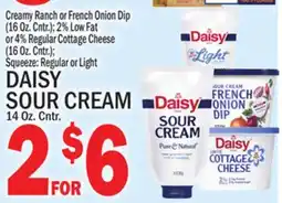 C Town DAISY SOUR CREAM 14 Oz. Cntr offer