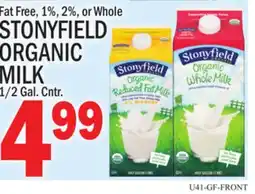 C Town STONYFIELD ORGANIC MILK offer