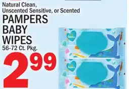 C Town PAMPERS BABY WIPES offer