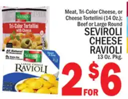 C Town SEVIROLI CHEESE RAVIOLI 13 Oz. Pkg offer