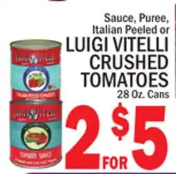 C Town LUIGI VITELLI CRUSHED TOMATOES offer