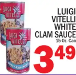 C Town LUIGI VITELLI WHITE CLAM SAUCE offer