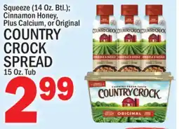 C Town COUNTRY CROCK SPREAD 15 Oz. Tub offer