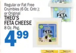 C Town THEO'S FETA CHEESE, 8 Oz. Pkg offer