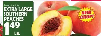 Bravo Supermarkets EXTRA LARGE SOUTHERN PEACHES offer