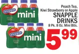 C Town SNAPPLE DRINKS offer