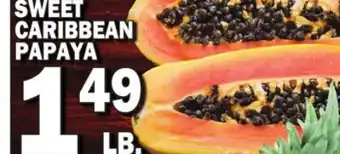 C Town SWEET CARIBBEAN PAPAYA offer