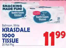 Bravo Supermarkets KRASDALE 1000 TISSUE offer