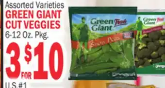 C Town GREEN GIANT CUT VEGGIES offer