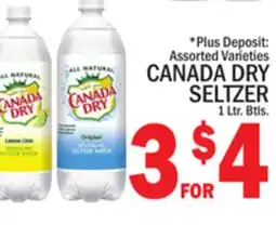 C Town CANADA DRY SELTZER offer