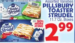 Bravo Supermarkets PILLSBURY TOASTER STRUDEL offer