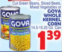 Bravo Supermarkets GOYA WHOLE KERNEL CORN offer