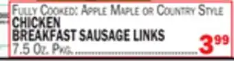 C Town CHICKEN BREAKFAST SAUSAGE LINKS offer