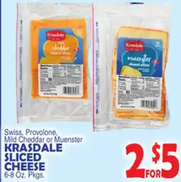 Bravo Supermarkets KRASDALE SLICED CHEESE offer