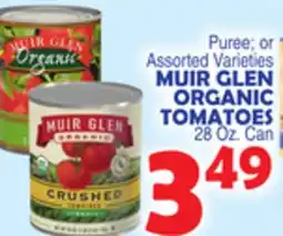 Bravo Supermarkets MUIR GLEN PUREE OR ORGANIC TOMATOES offer