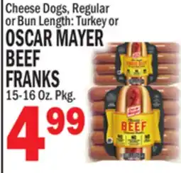 C Town OSCAR MAYER BEEF FRANKS offer
