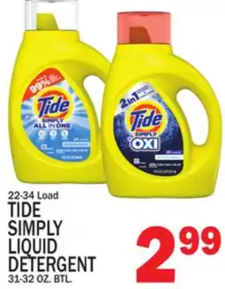 C Town TIDE SIMPLY LIQUID DETERGENT offer