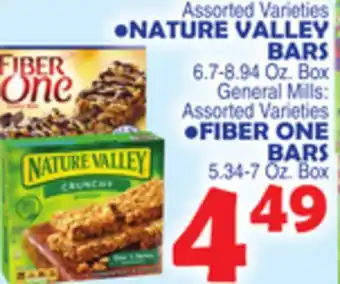 Bravo Supermarkets NATURE VALLEY BARS OR FIBER ONE BARS offer