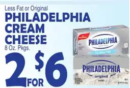 Bravo Supermarkets PHILADELPHIA CREAM CHEESE offer