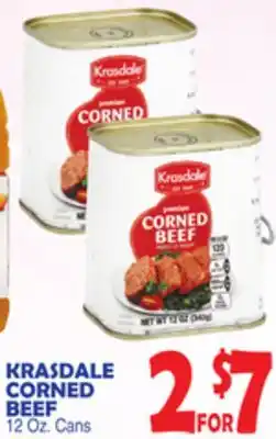 Bravo Supermarkets KRASDALE CORNED BEEF offer