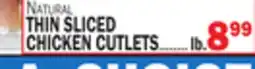 C Town THIN SLICED CHICKEN CUTLETS offer